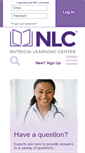 Mobile Screenshot of nutricialearningcenter.com